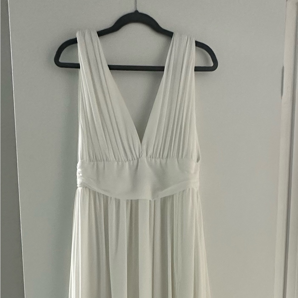 Lulu’s Heavenly Hues White Maxi Dress